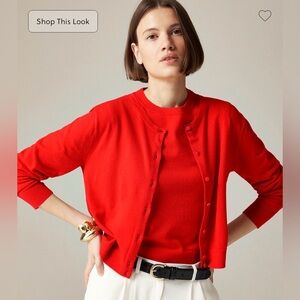 JCrew Women’s Cardigan 100% Cashmere Large NWT